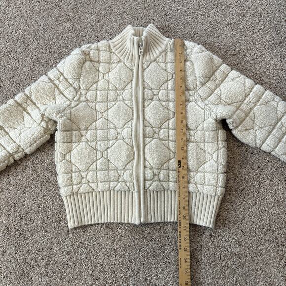 Dior CHRISTIAN DIOR  #241-003-884-2769 Size 4 Macrocannage Zipped Cardigan - Picture 8 of 8